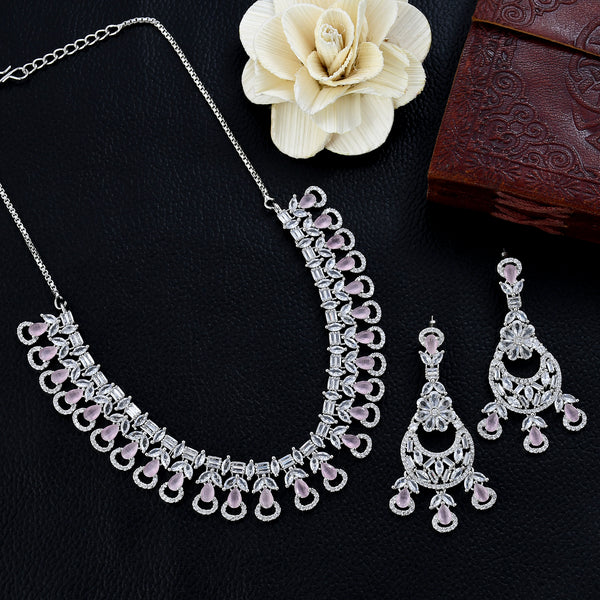 Beautiful Classic Zircon Necklace Set