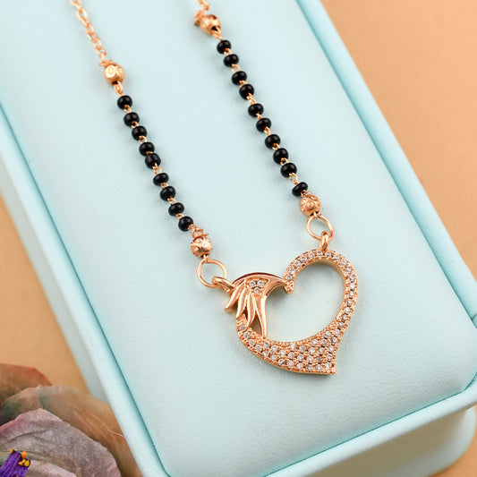 Heart Charm Mangalsutra