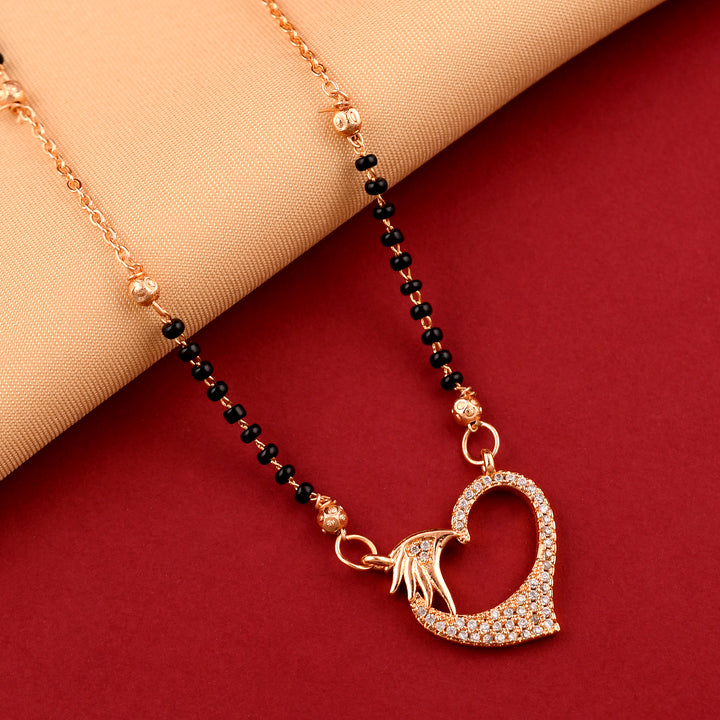 Heart Charm Mangalsutra