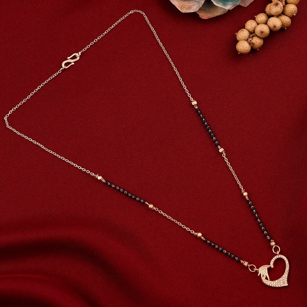 Heart Charm Mangalsutra