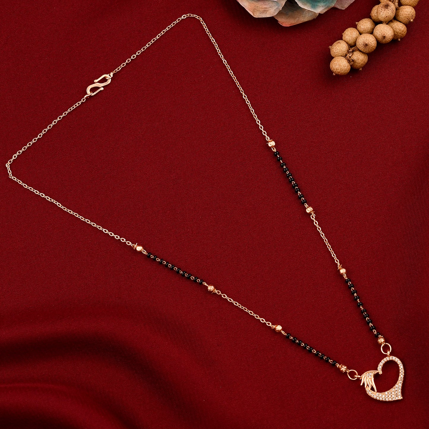 Heart Charm Mangalsutra