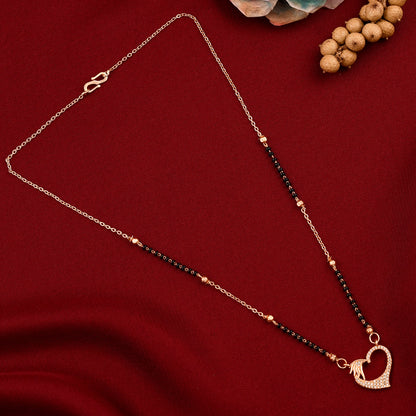 Heart Charm Mangalsutra