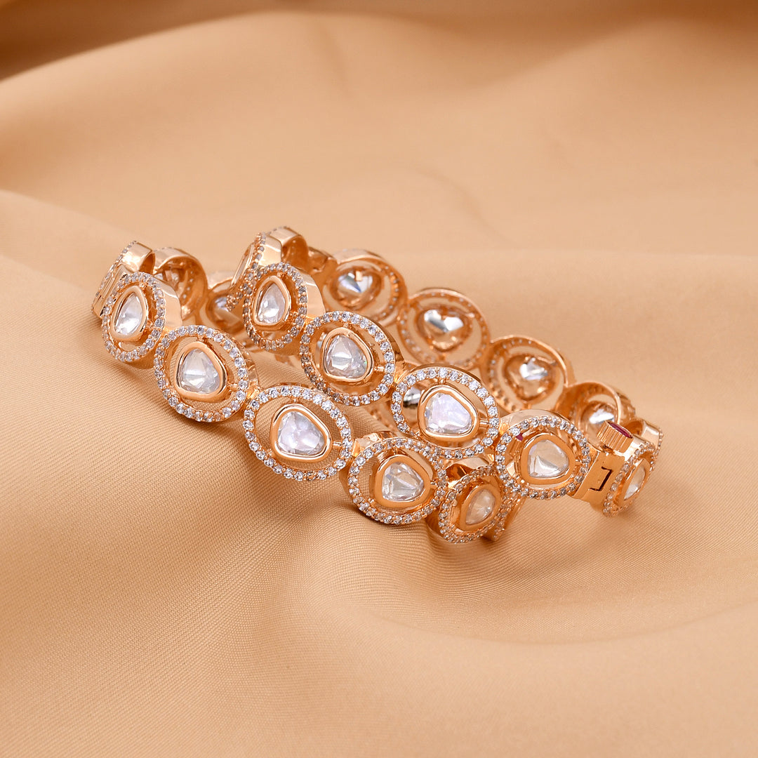 Openable Kundan Polki Bangles