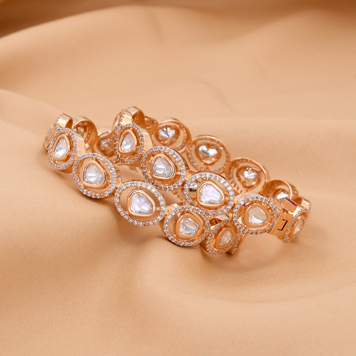 Openable Kundan Polki Bangles