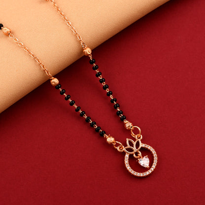 White Heart Shape Daily Wear Mangalsutra