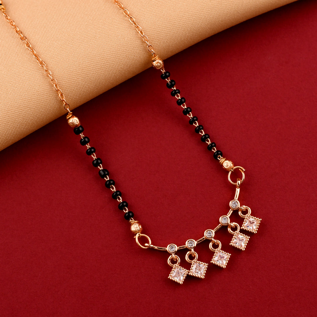 Stylish Black Beads Mangalsutra