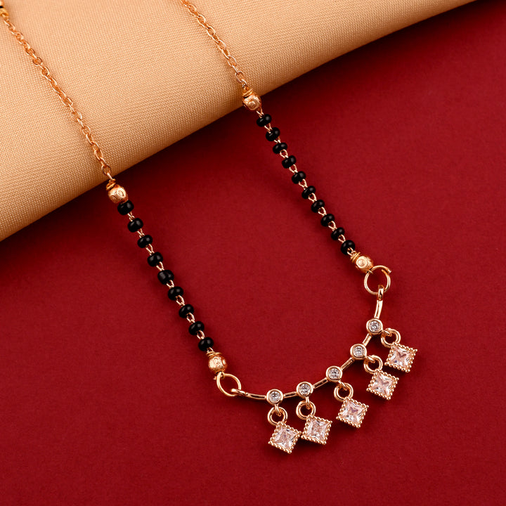 Stylish Black Beads Mangalsutra