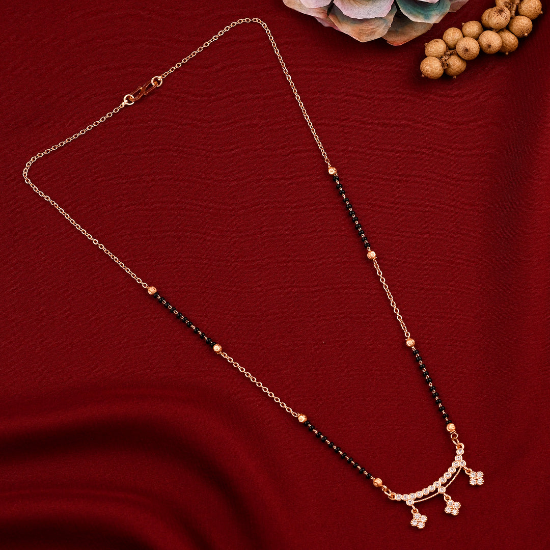 Rose Gold Diamond Mangalsutra
