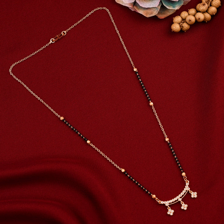 Rose Gold Diamond Mangalsutra