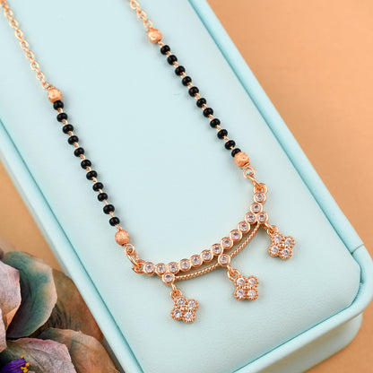 Rose Gold Diamond Mangalsutra