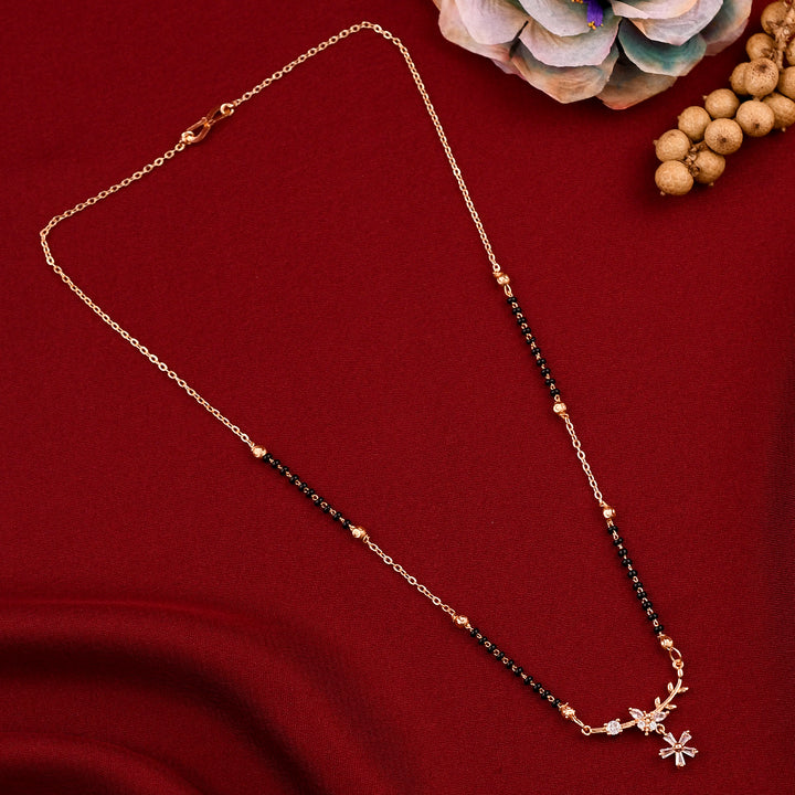 Asscher Cut Celebrity Design Mangalsutra