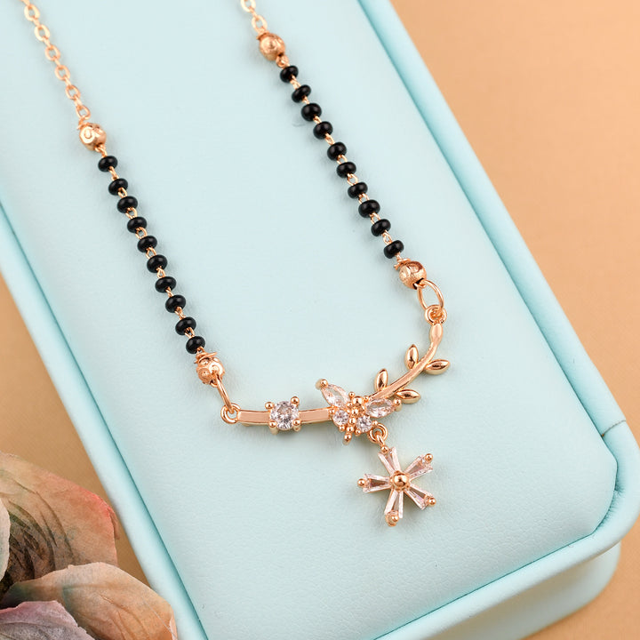 Asscher Cut Celebrity Design Mangalsutra