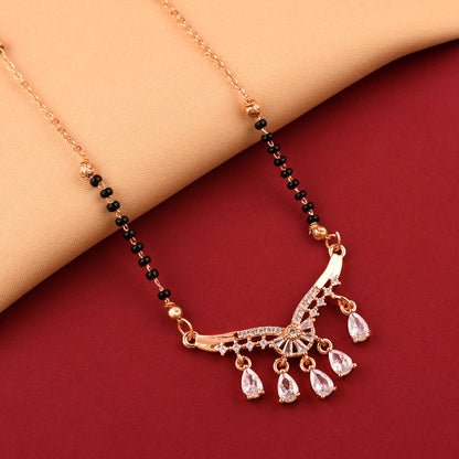 Delicate Rose Gold Plated Mangalsutra