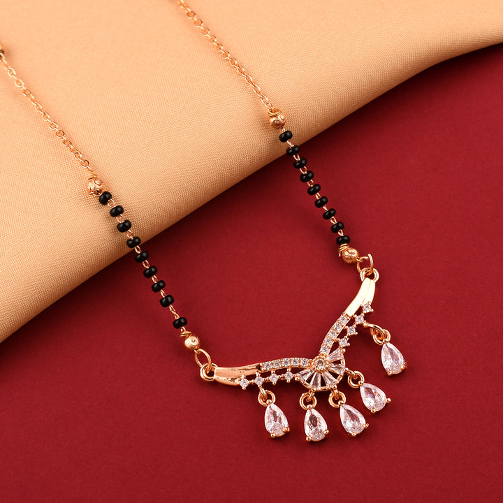 Delicate Rose Gold Plated Mangalsutra