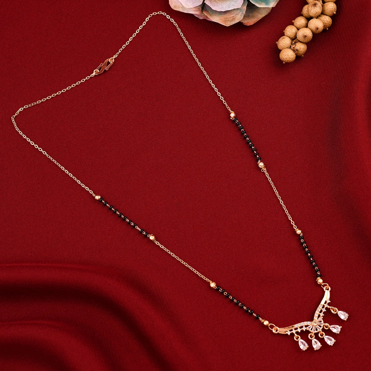 Delicate Rose Gold Plated Mangalsutra