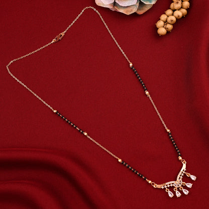 Delicate Rose Gold Plated Mangalsutra
