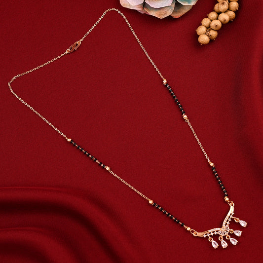 Delicate Rose Gold Plated Mangalsutra