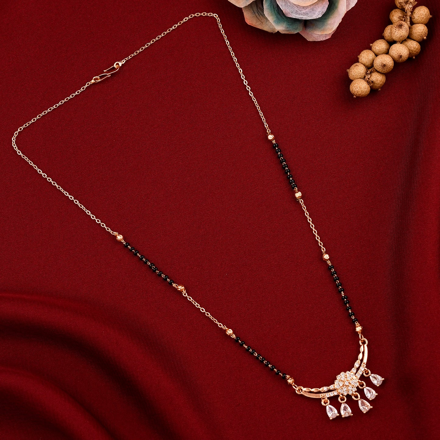 Rose Gold Plated Mangalsutra