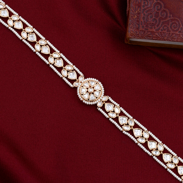 Elegant Kundan Polki Shishfool