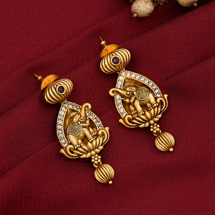 Long Temple Necklace Set