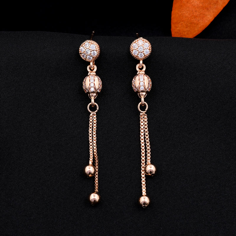 Stunning Small Size Diamond Earrings