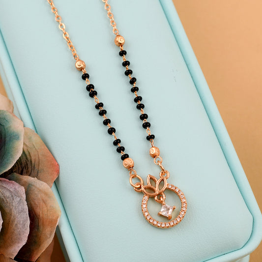 Round Star Shape Pendant Mangalsutra