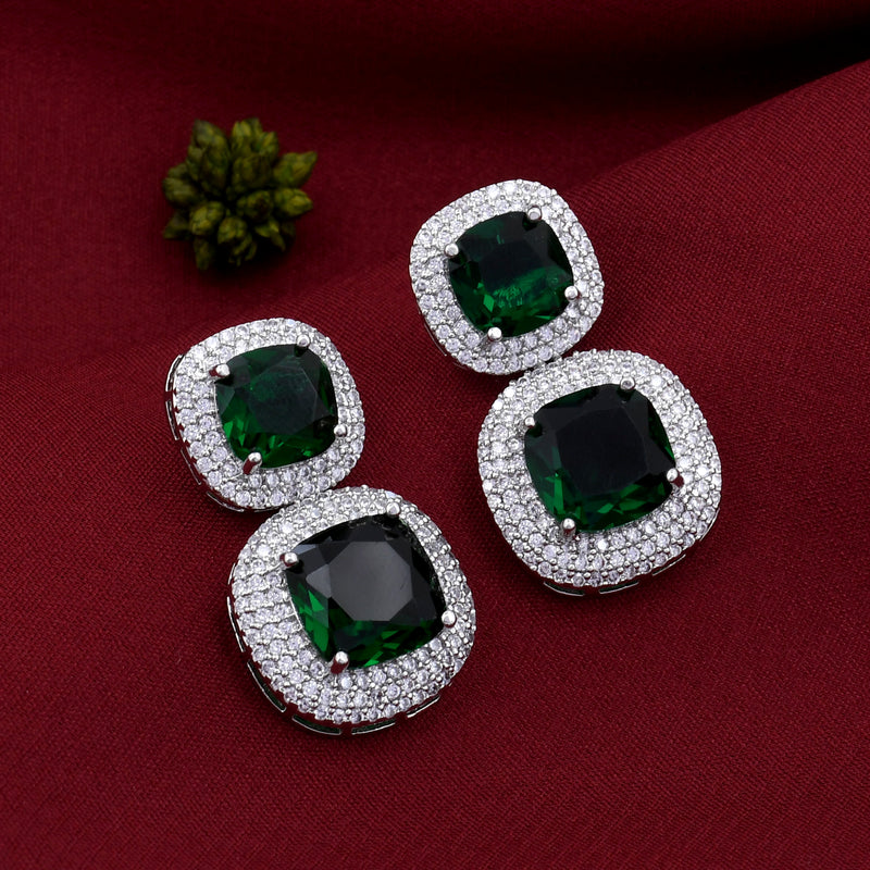 Emerald Stone Necklace Set