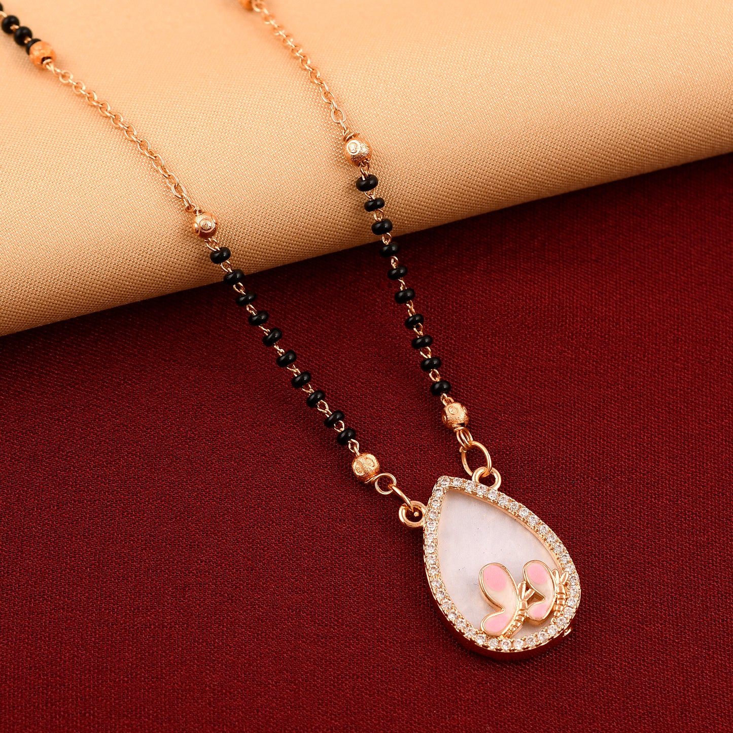 Single Line Drop Design Mangalsutra