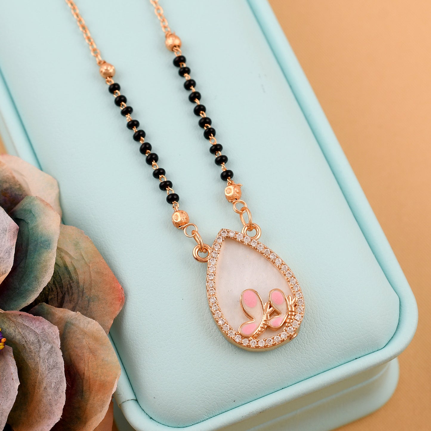 Single Line Drop Design Mangalsutra