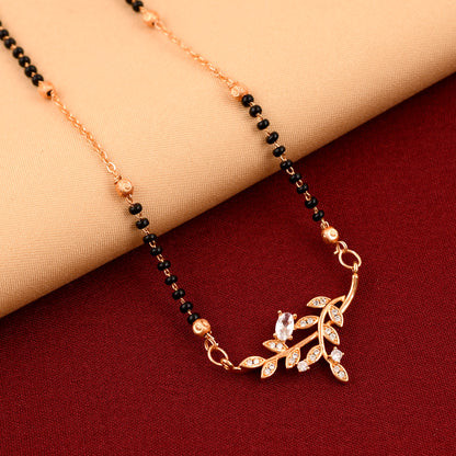 Leaf-Inspired Pendant Mangalsutra