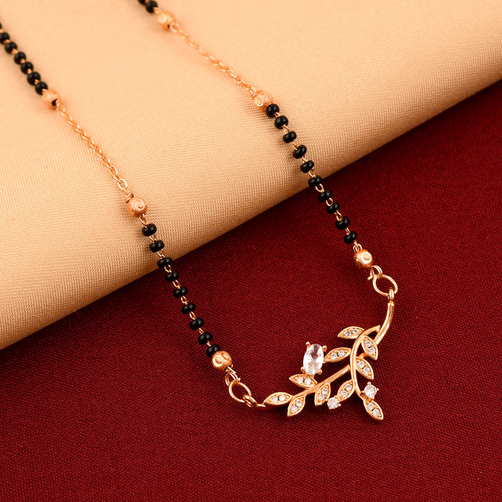 Leaf-Inspired Pendant Mangalsutra