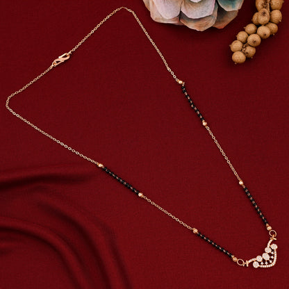 Rose Gold-Plated Mangalsutra