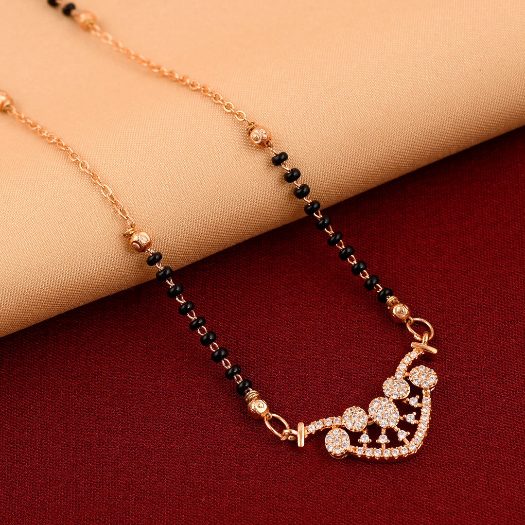 Rose Gold-Plated Mangalsutra