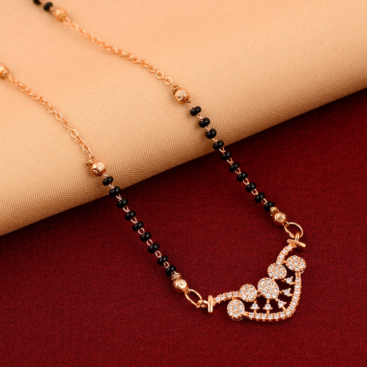 Rose Gold-Plated Mangalsutra