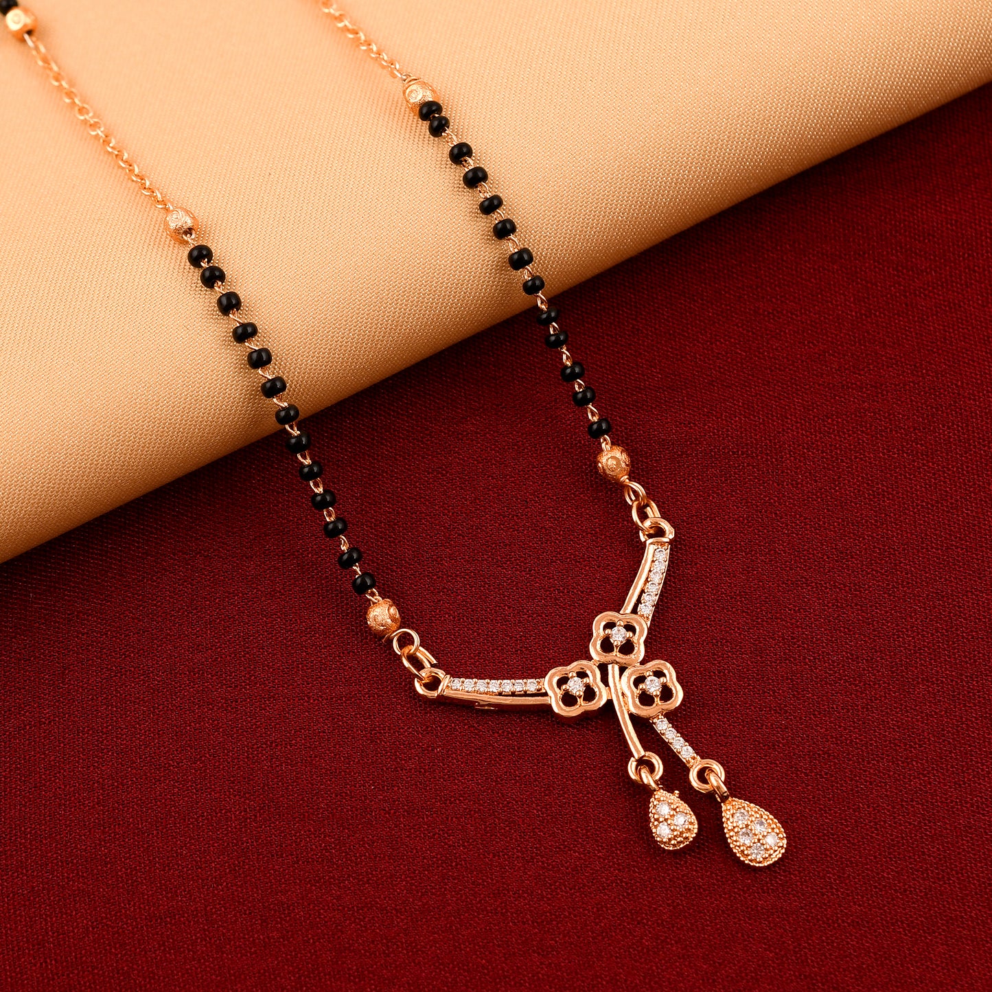 Designer Daily Wear Zircon Mangalsutra