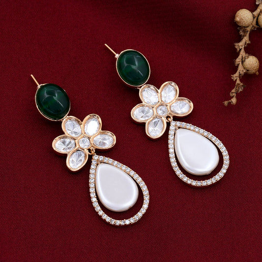 Light Weight Kundan Earrings