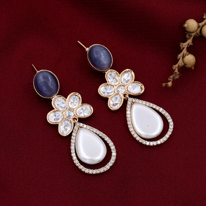 Light Weight Kundan Earrings