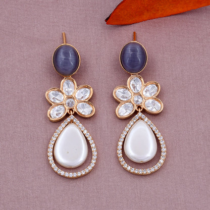 Light Weight Kundan Earrings