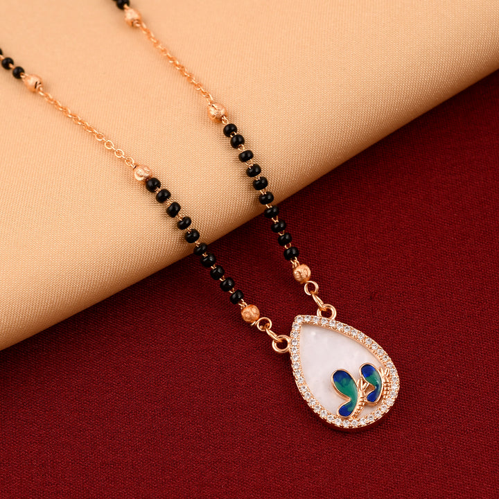 Single Line Drop Design Mangalsutra