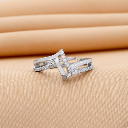 American Diamond 925 Sterling Silver Ring