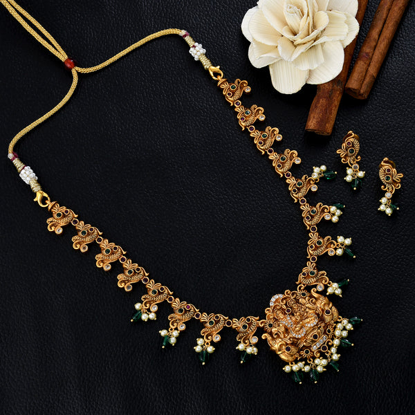 Antique Temple Necklace Set