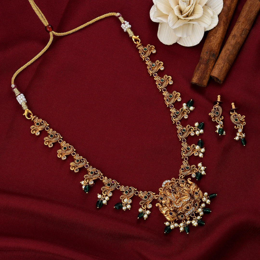 Antique Temple Necklace Set