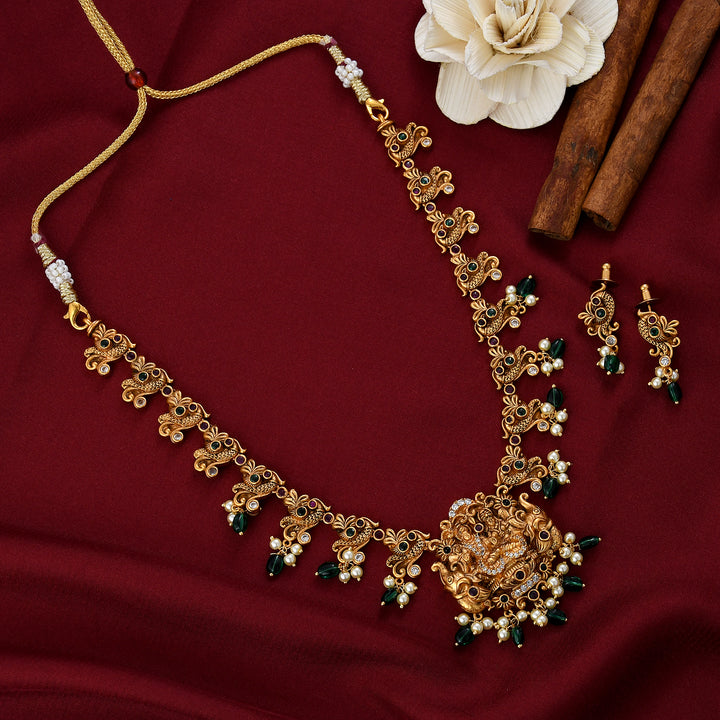 Antique Temple Necklace Set