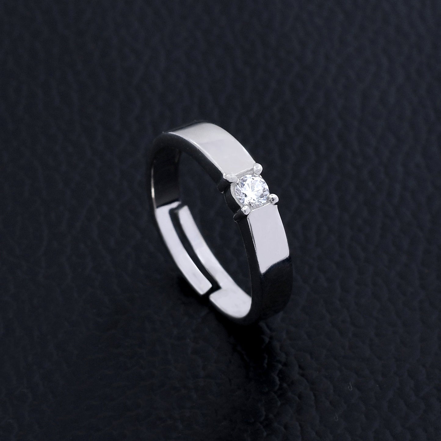 Single Stone 925 Sterling Silver Ring