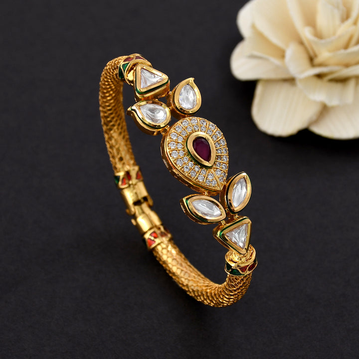 Openable Kundan Bracelet
