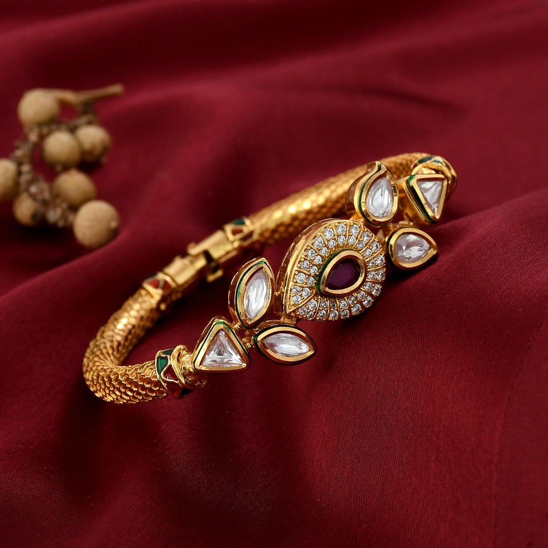 Openable Kundan Bracelet
