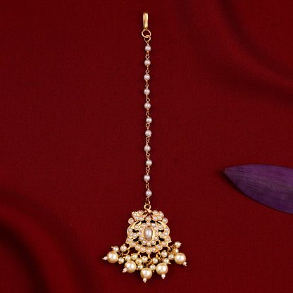 Royal Pearl Jadaau Necklace Set