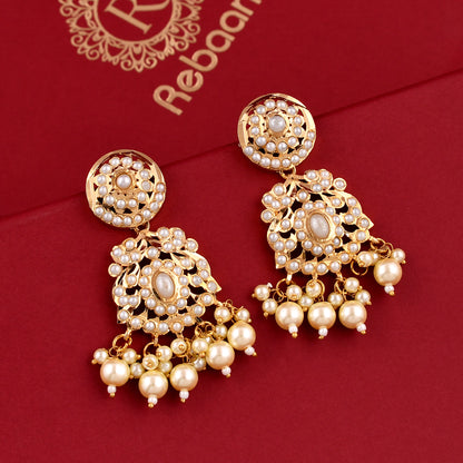 Royal Pearl Jadaau Necklace Set