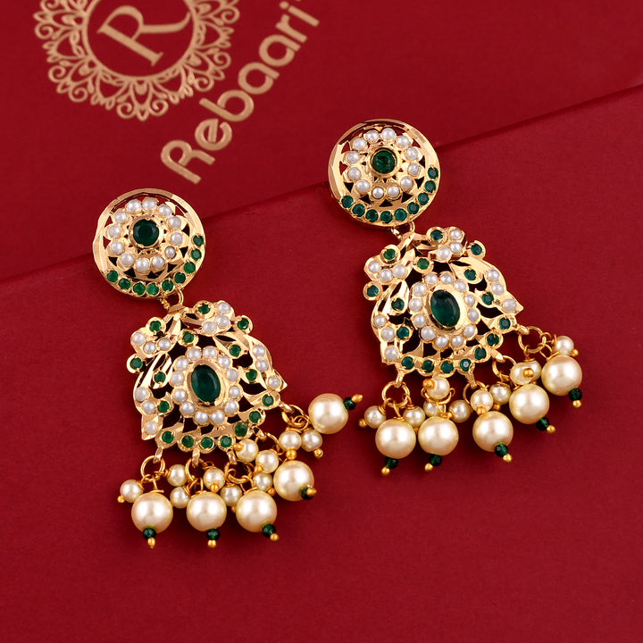 Royal Pearl Jadaau Necklace Set