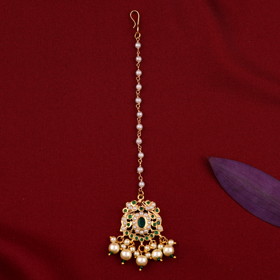 Royal Pearl Jadaau Necklace Set